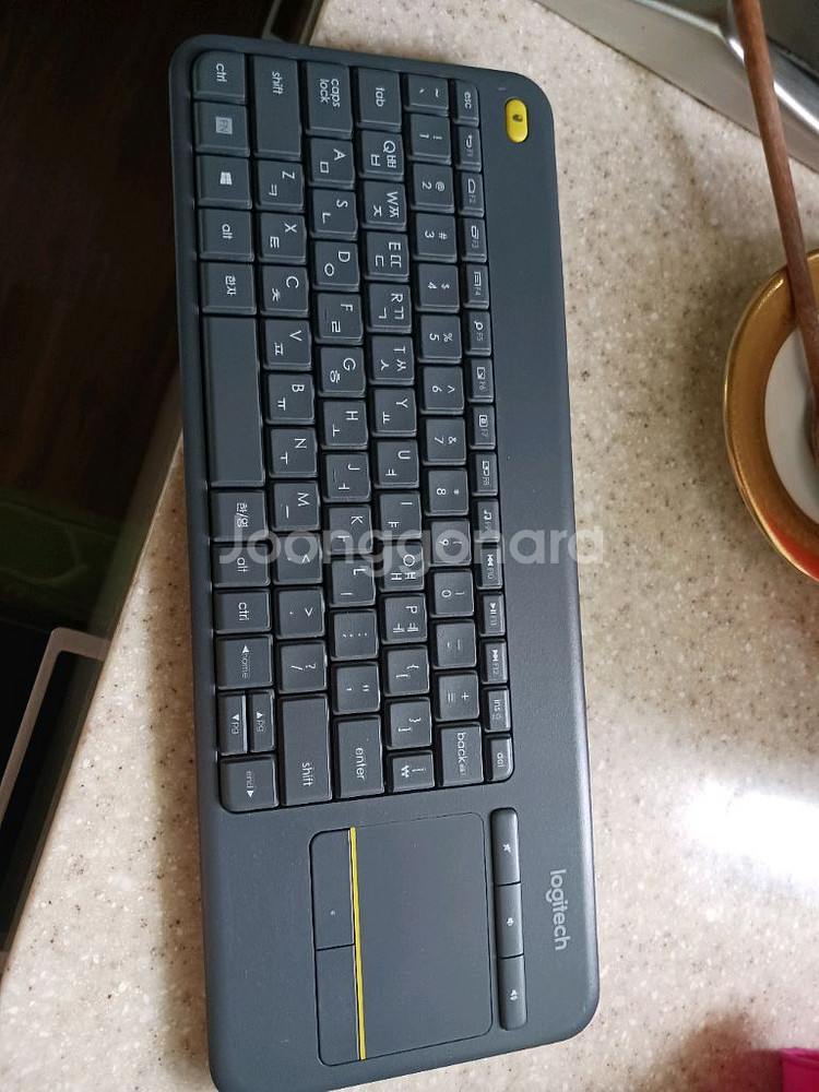 로지텍 무선 키보드 K400+--0