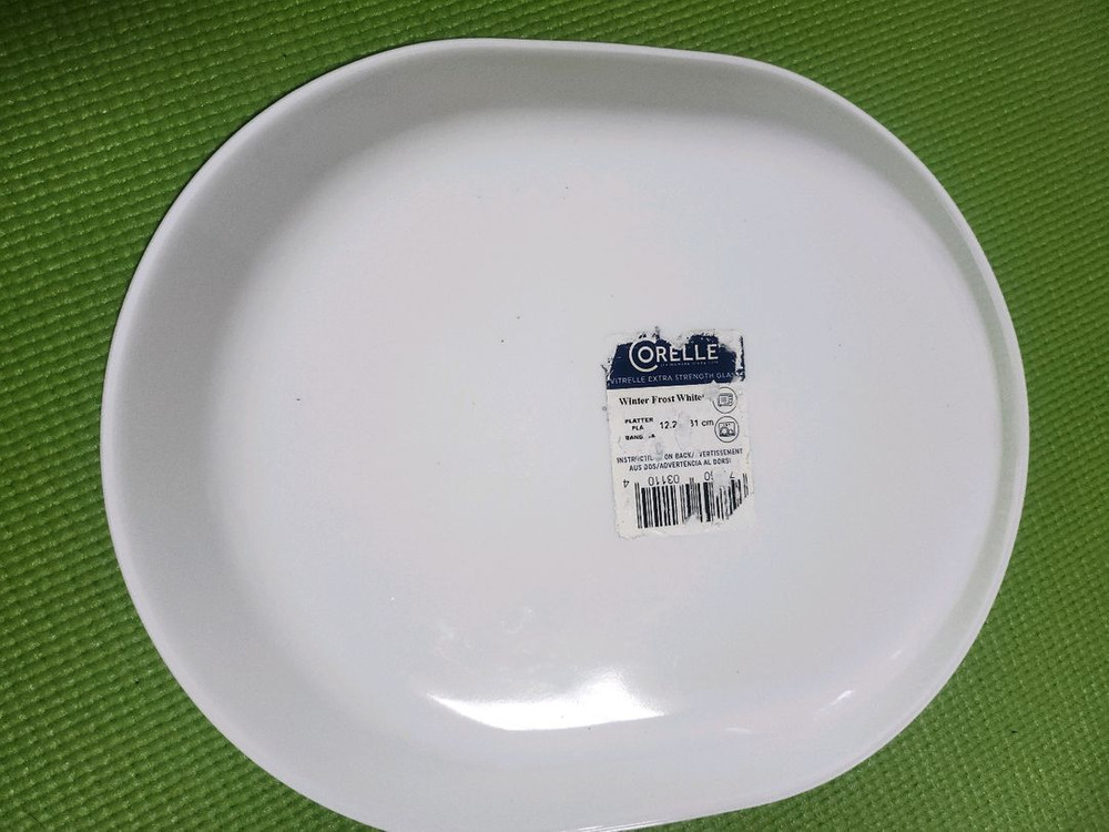 코렐 타원 대형접시 이미지