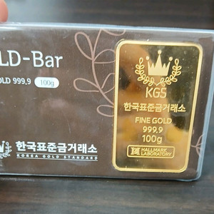 100g 순금 골드바(한국표준금거래소)