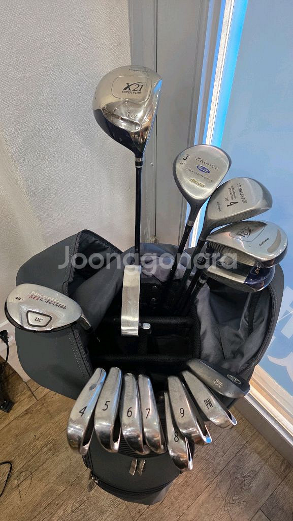 남자 입문용 중급용 일제 X21 골프채 풀세트--2