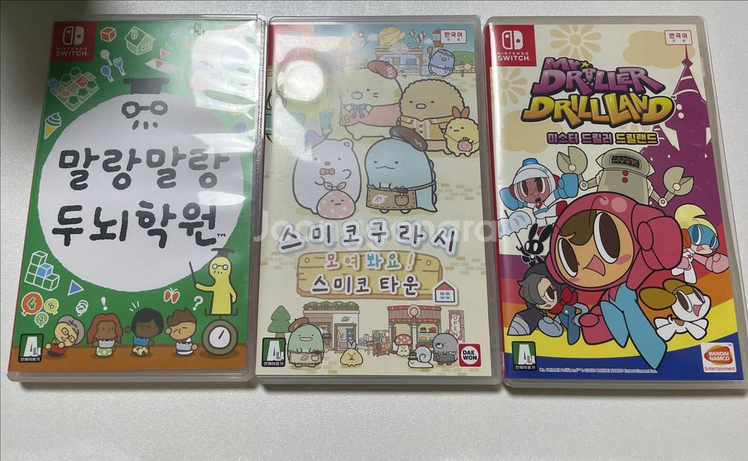 닌텐도 스위치 말랑말랑.스미코.미스터 드릴러 일괄판매.--0