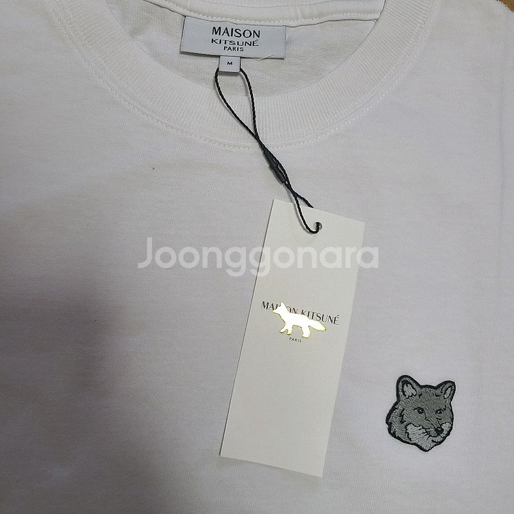 메종키츠네 볼드 폭스 헤드 반팔--1