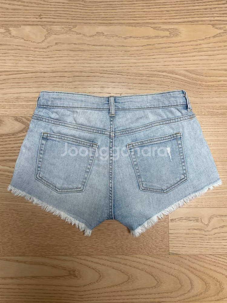 H&M 진 숏팬츠 24(EUR32) 깨끗--1