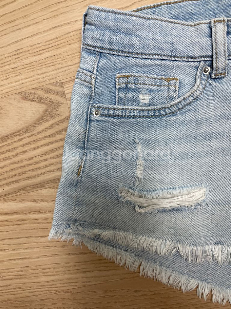 H&M 진 숏팬츠 24(EUR32) 깨끗--3