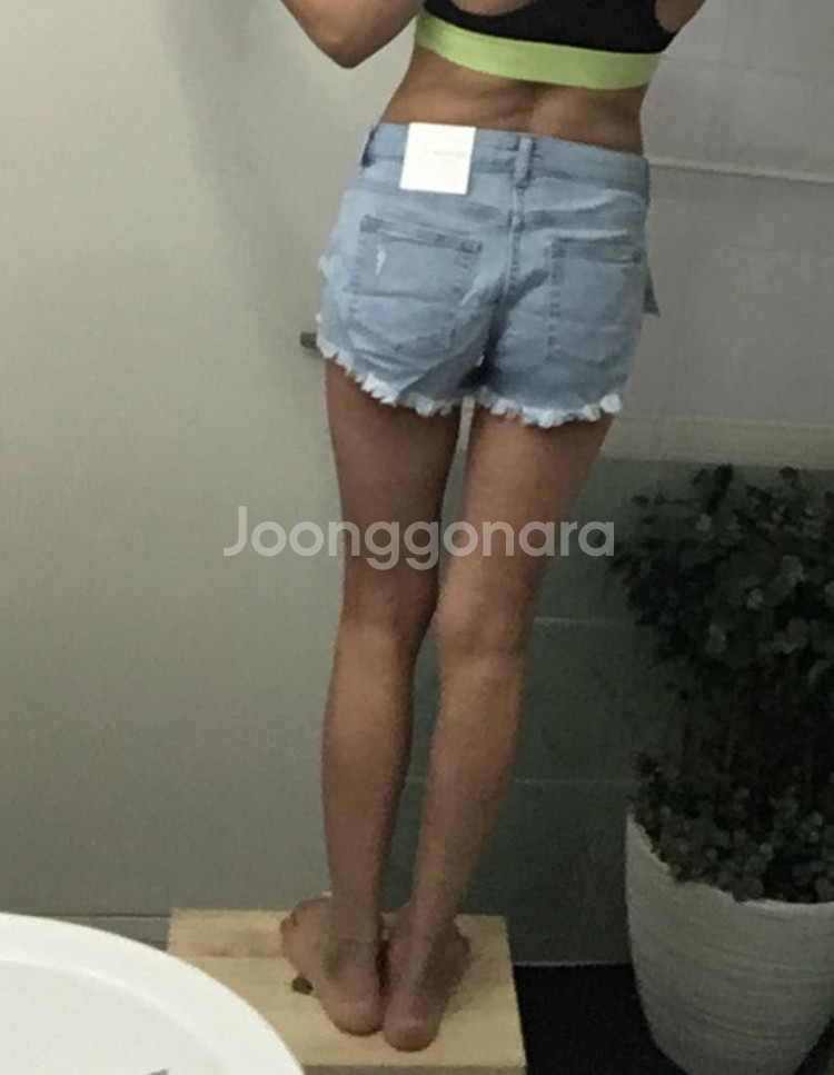 H&M 진 숏팬츠 24(EUR32) 깨끗--8
