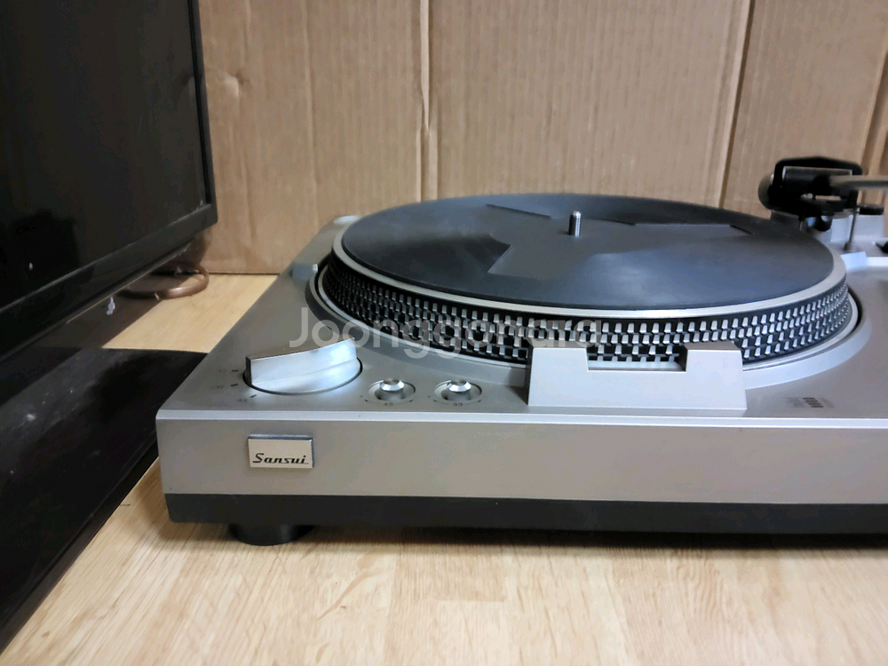 산수이 LP 턴테이블 SR 333 고장품 (오디오 앰프--1