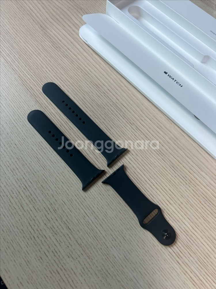 애플 워치 밴드 블랙 42mm S/M M/L--1