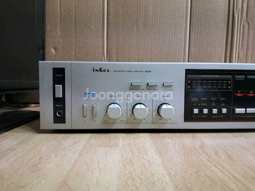 인켈 인티앰프 AD 260B (오디오 스피커 CD LP--1