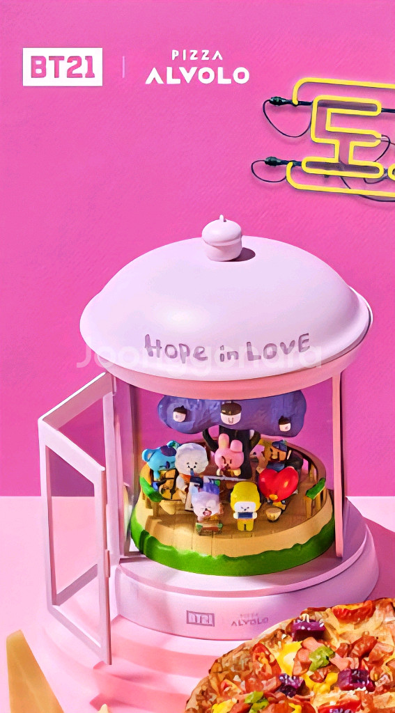 방탄소년단 BTS BT21 무드등 + 피규어 세트--0