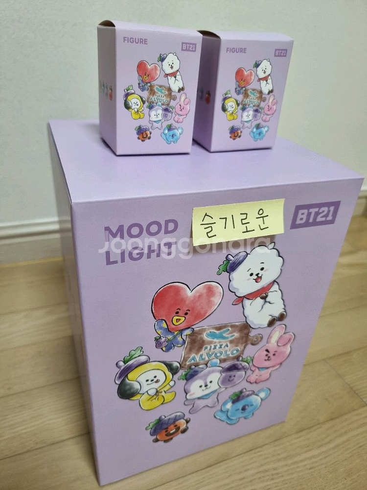 방탄소년단 BTS BT21 무드등 + 피규어 세트--2