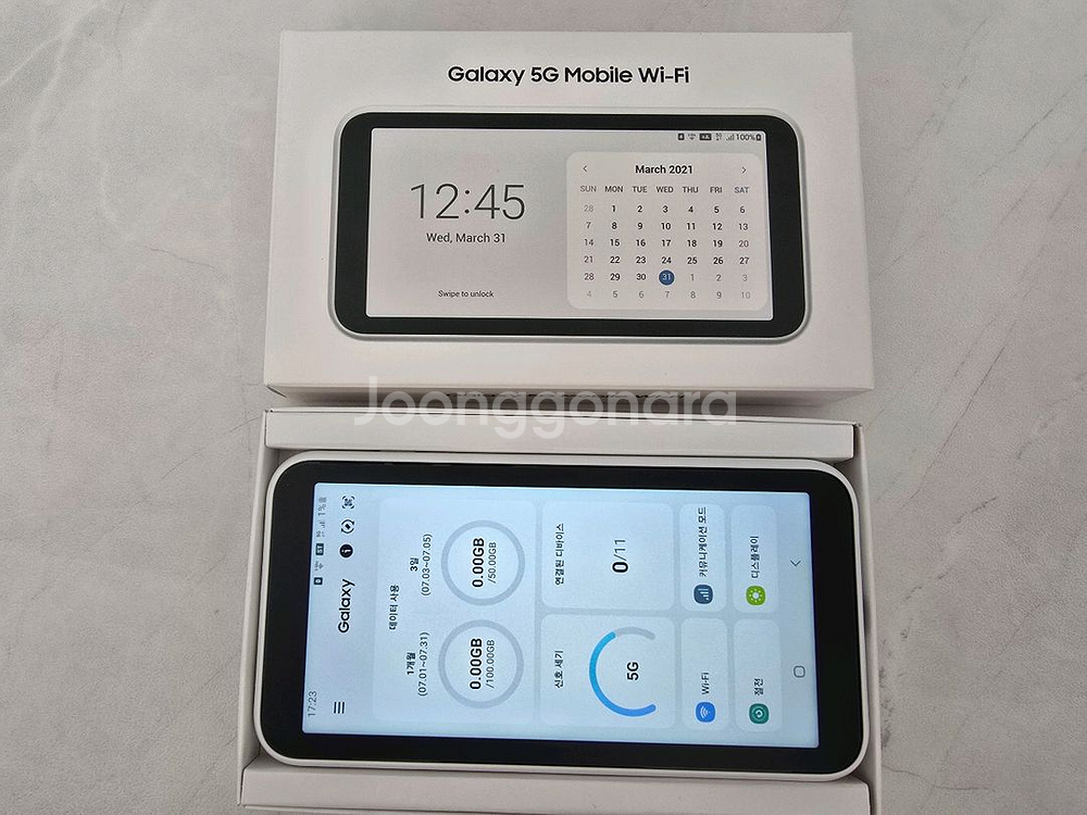 삼성 갤럭기 5G 라우터 SCR01 팜--0
