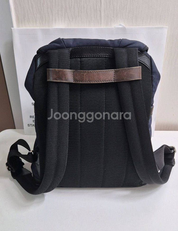 벨루티 스크리토 가죽 백팩 남성 가방--1