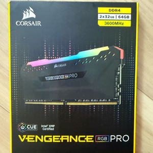 DDR4 램 32x2 64g 3600 cl18