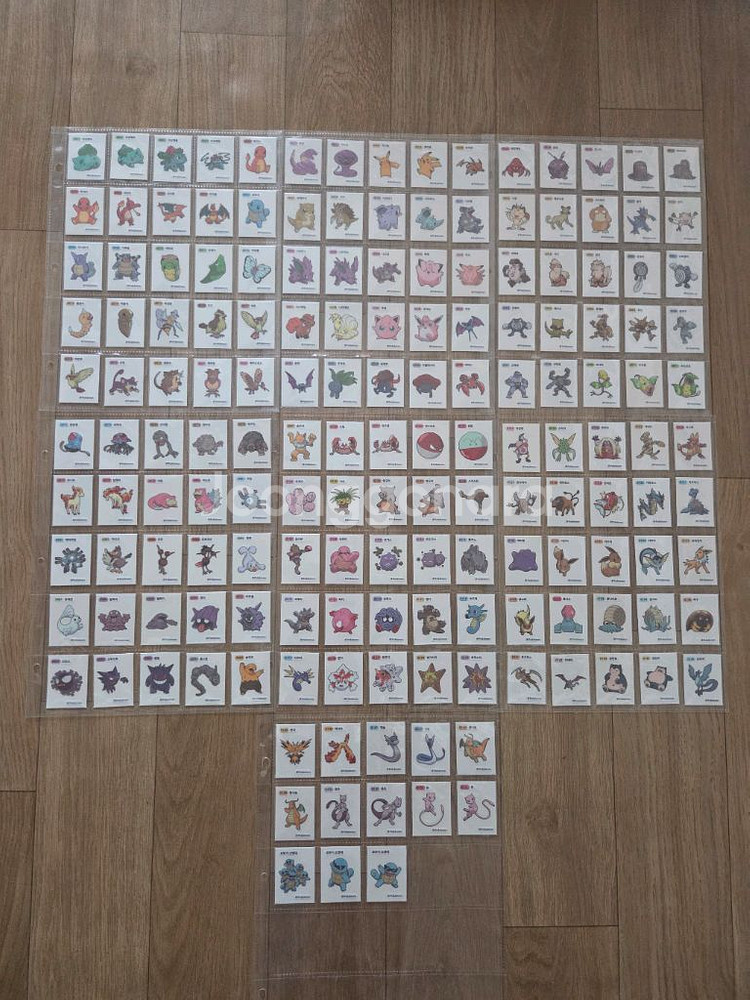 포켓몬 띠부씰 시즌2 163종 일괄--0