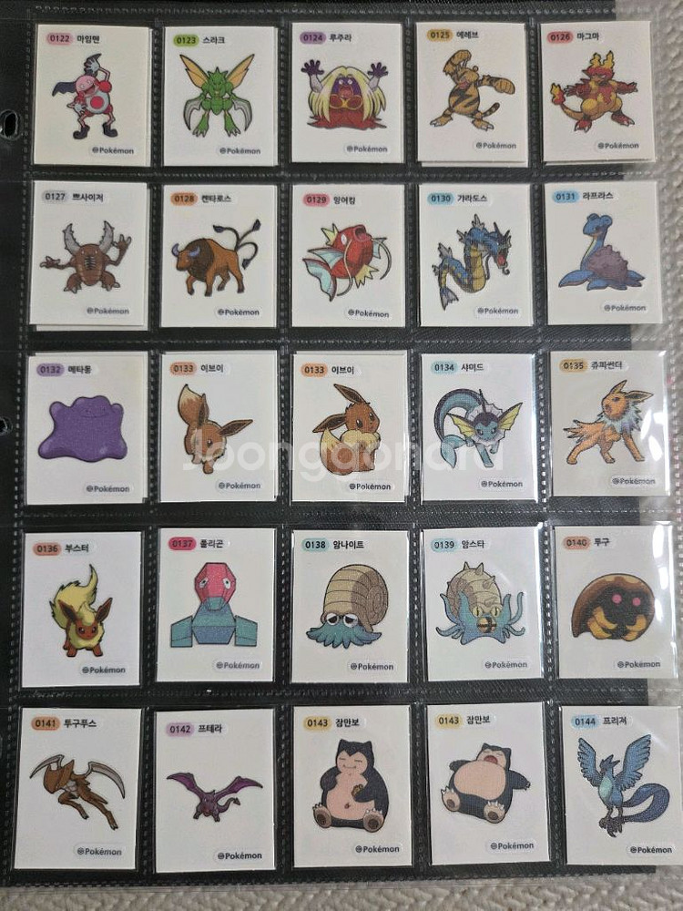포켓몬 띠부씰 시즌2 163종 일괄--6