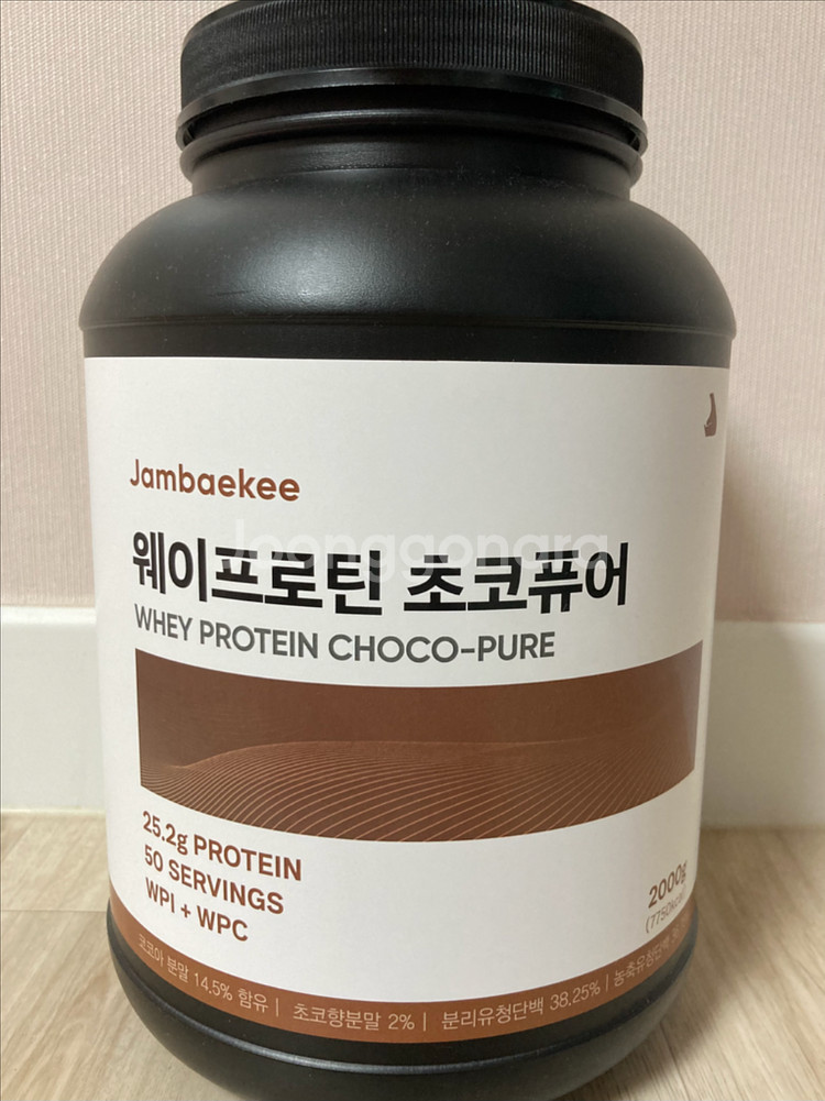 웨이프로틴 초코맛 2kg 미개봉--0