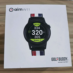 aim w11 골프버디 시계형 거리측정기 팝니다.