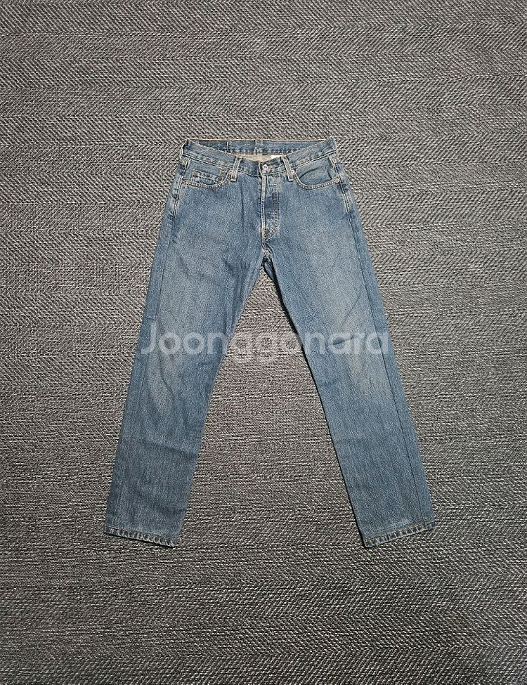 리바이스 501 오리지널 핏 빈티지 데님 팬츠--0