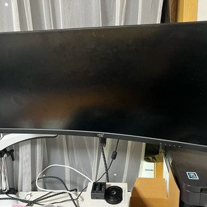 어드밴스원 21:9 모니터+모니터암