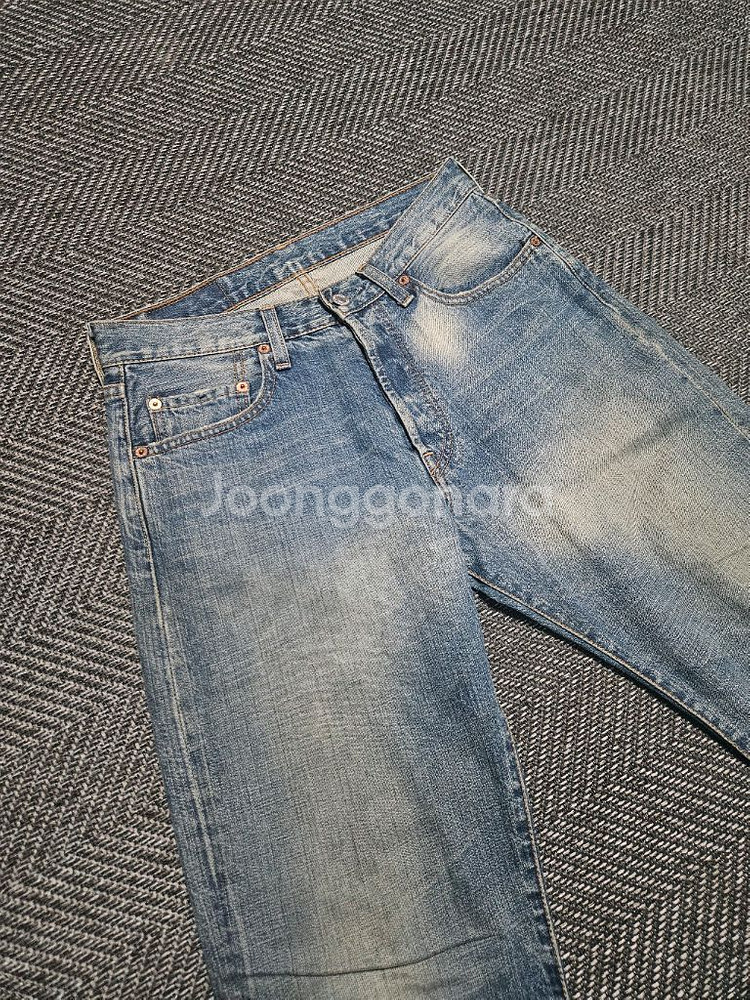 리바이스 501 오리지널 핏 빈티지 데님 팬츠--1