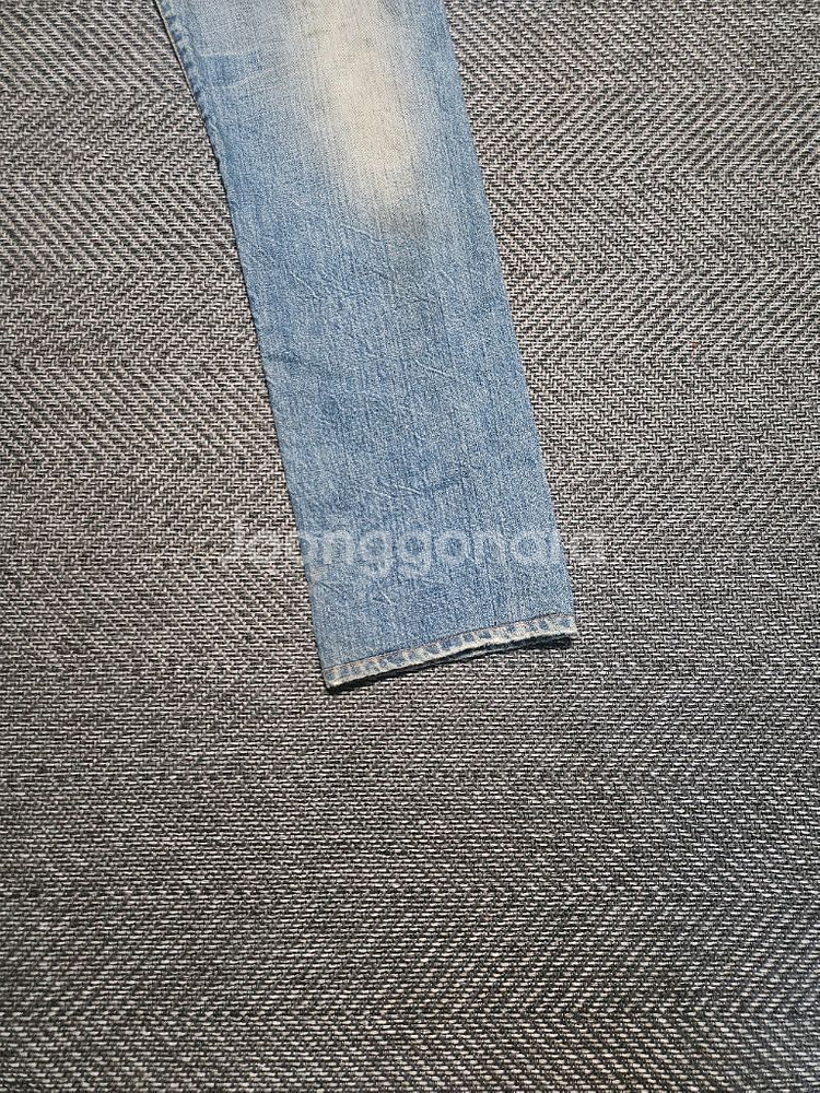 리바이스 501 오리지널 핏 빈티지 데님 팬츠--3
