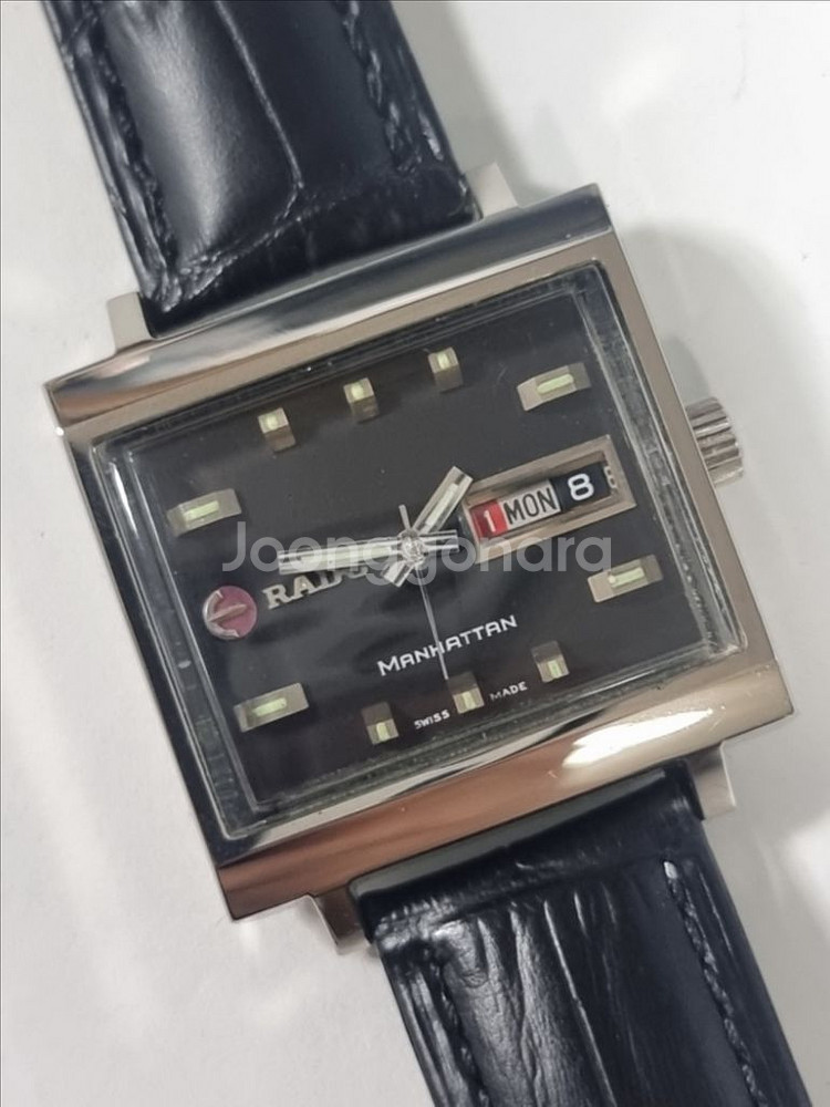 RADO 빈티지 시계 정품 라도 멘하탄 자동시계 35미--0