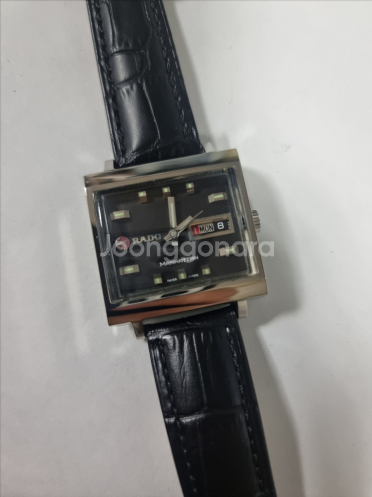 RADO 빈티지 시계 정품 라도 멘하탄 자동시계 35미--2