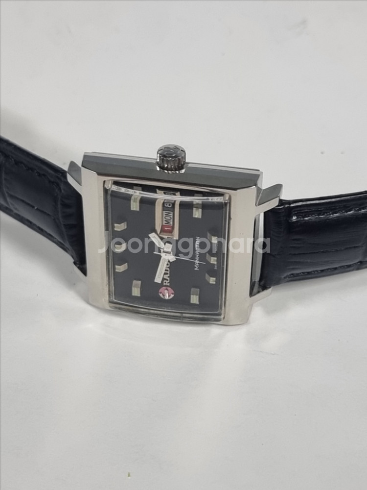 RADO 빈티지 시계 정품 라도 멘하탄 자동시계 35미--3