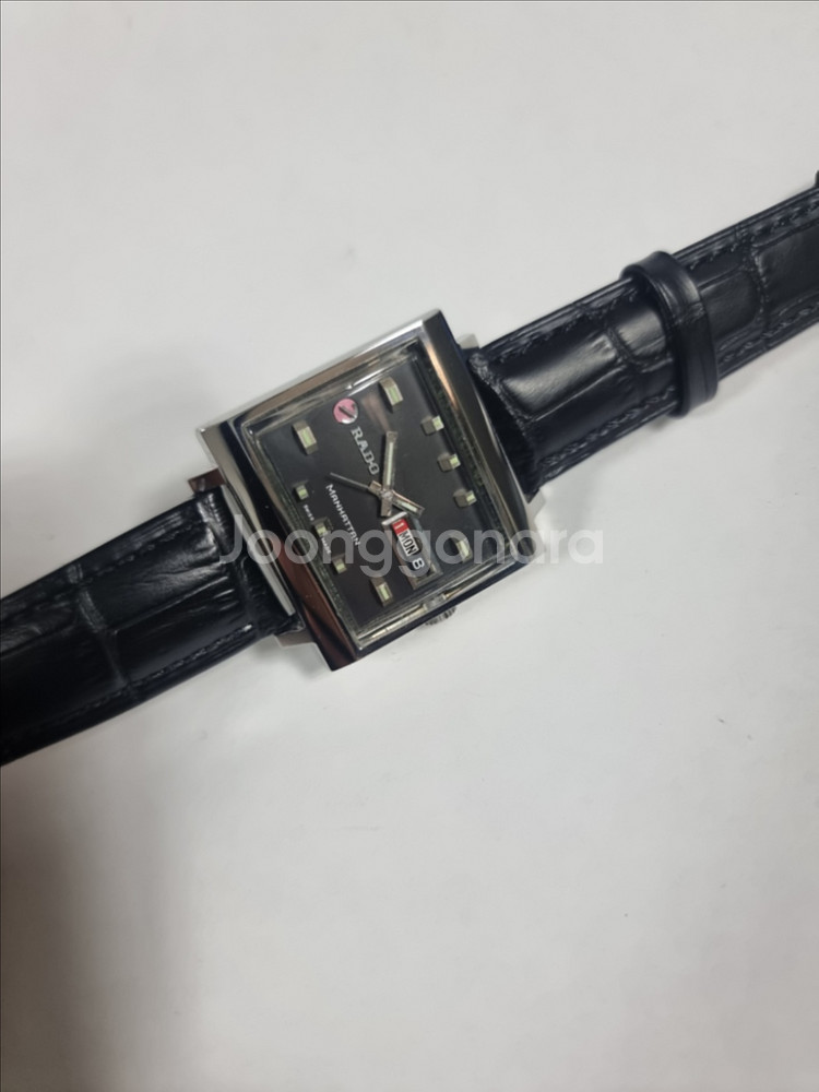 RADO 빈티지 시계 정품 라도 멘하탄 자동시계 35미--6