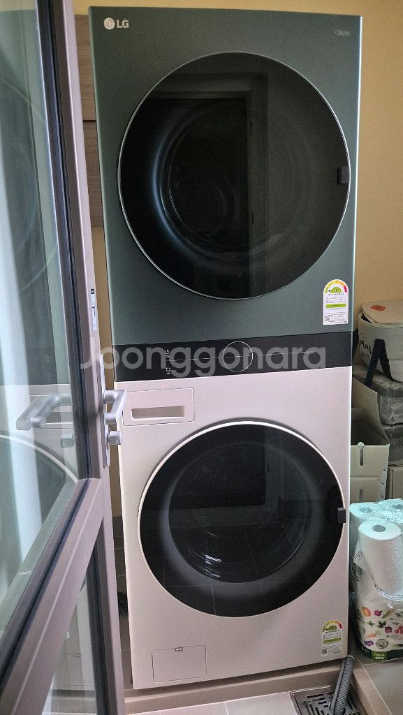 LG 오브제 워시타워 팝니다--0