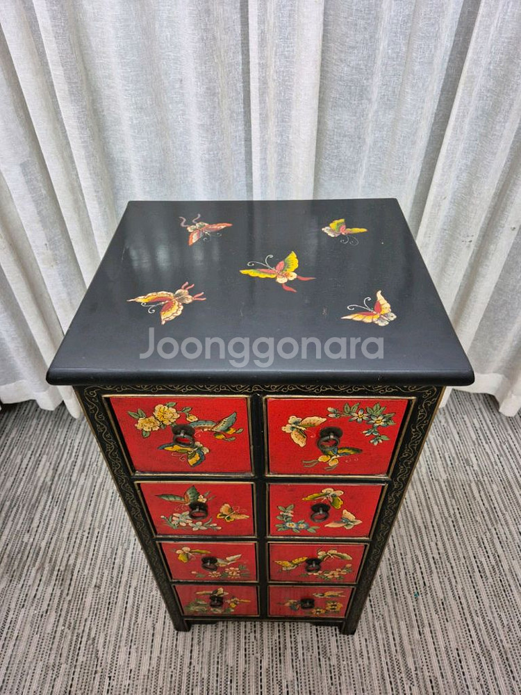 고가구 인테리어 8칸 나비장--1