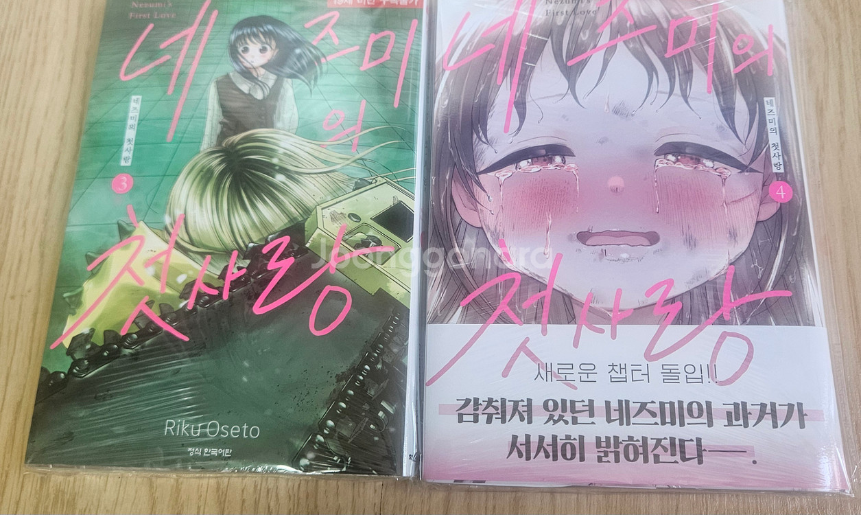 네즈미의 첫사랑 1권~4권 초판미개봉--3
