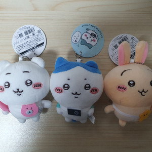 (새제품) 먼작귀 치이카와 하치와레 우사기 인형키링