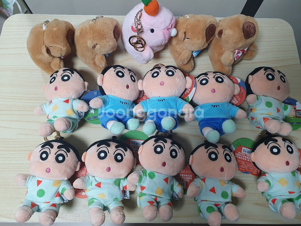 (새제품) 카피바라 / 짱구 인형키링--0