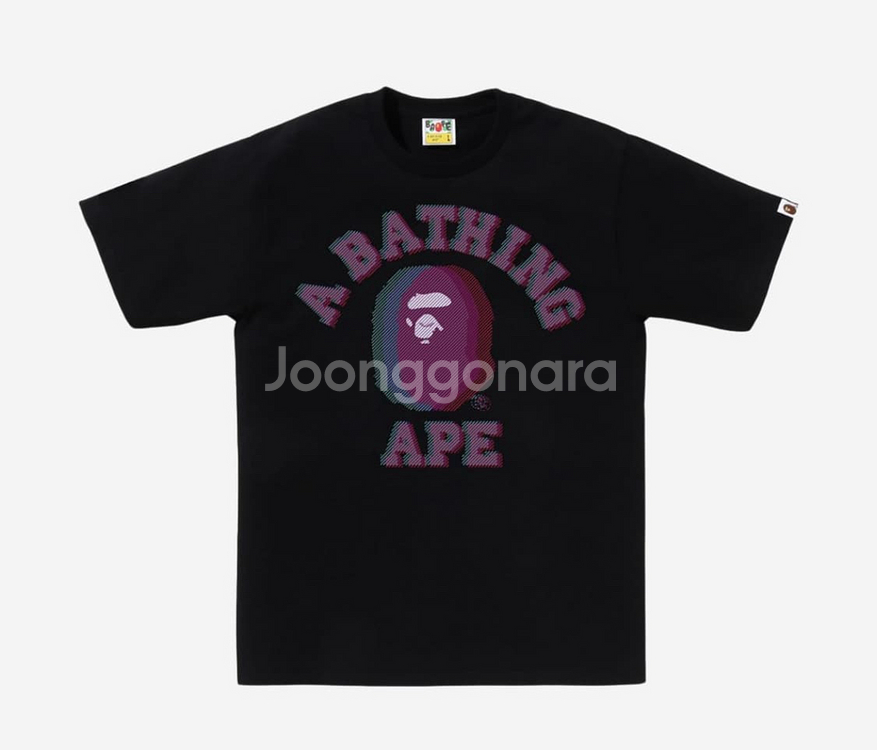 BAPE Glitch Art College T-Shir--0