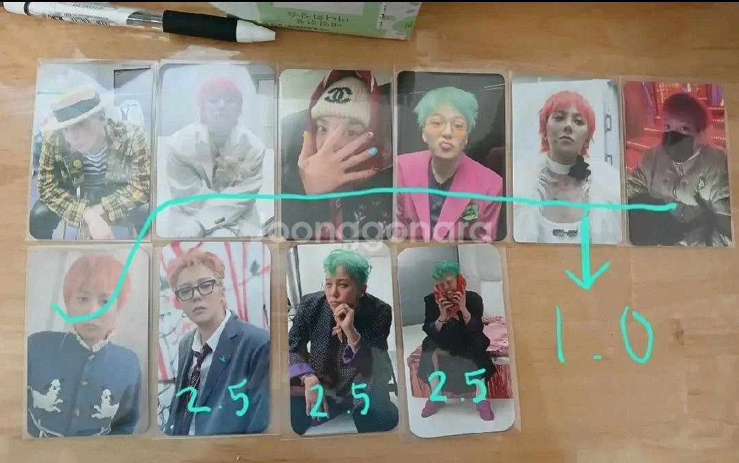지드래곤 응원봉 포카 인형 지디--5