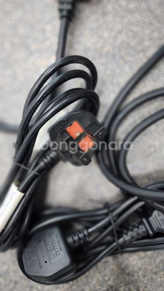 영국 파워케이블 전원 파워 3구 0.9M 홍콩 코드 컴--6