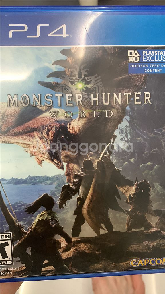 ps4 몬스터헌터 월드--0