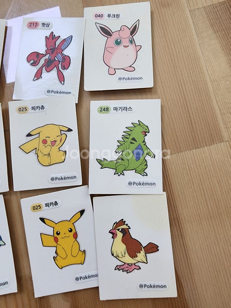 포켓몬 띠부실 띠부띠부씰 띠부씰팔아요 장당 1천원--3