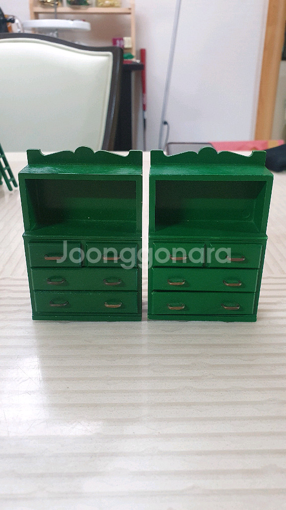 실바니안 초록가구 찬장--0
