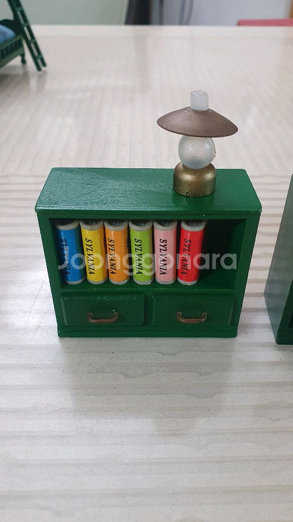 실바니안 초록가구 책장--1