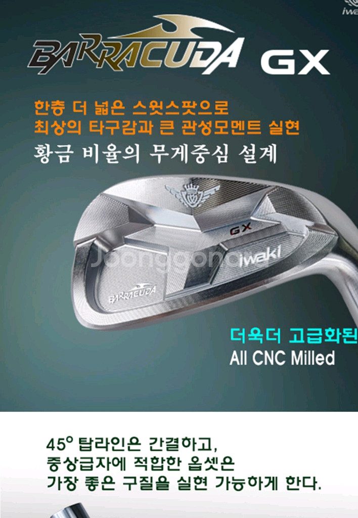 이와키 바라쿠타 GX 단조 아이언헤드 5부터 P--6