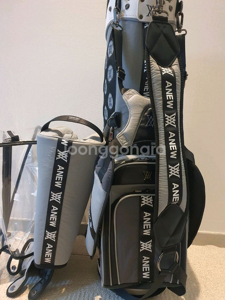 어뉴골프백 캐디백 스탠드백 그레이 말본골프백--2