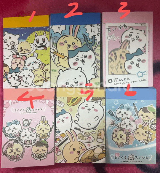 치이카와 미니 스티커북 6종--0
