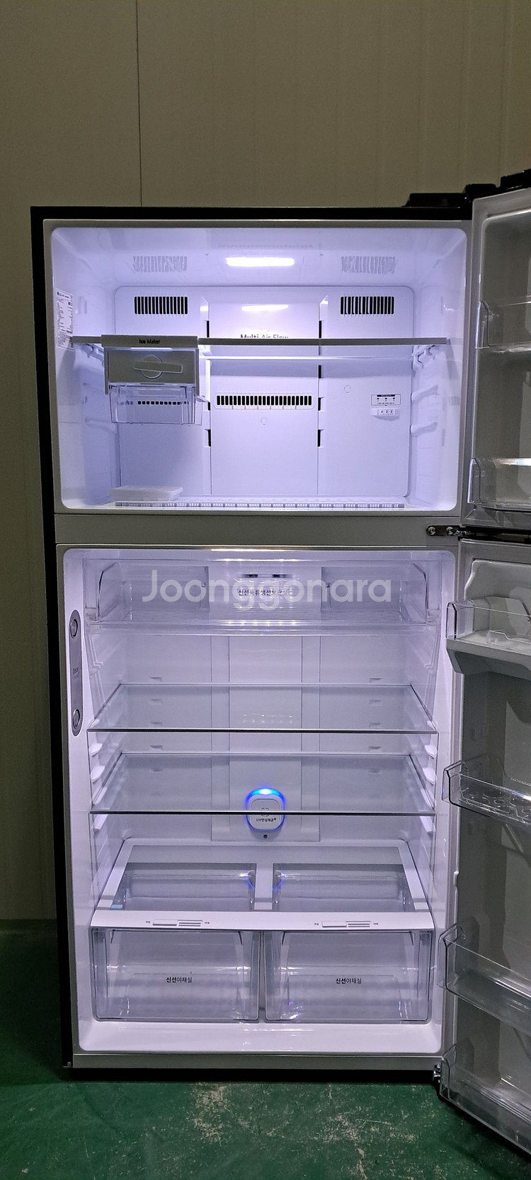1557 엘지 592L 2도어냉장고(베이지)--4