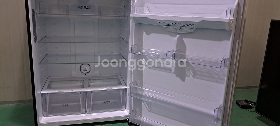 1557 엘지 592L 2도어냉장고(베이지)--7