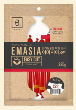 이마시아 강아지 소세지 간식 소고기 소시지 22p 5개--0
