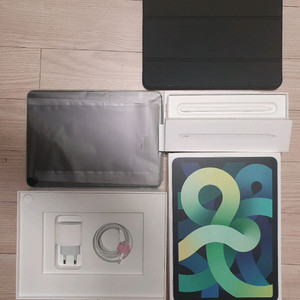 아이패드 에어(그린) 4세대 풀박스&2세대 팬슬