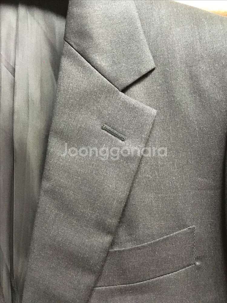솔리드옴므 챠콜 캐시미어 블레이져 100사이즈--2