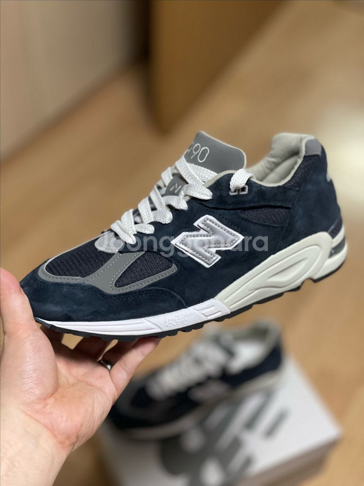 [275] 뉴발란스 990v2 메이드 인 USA 네이비--0